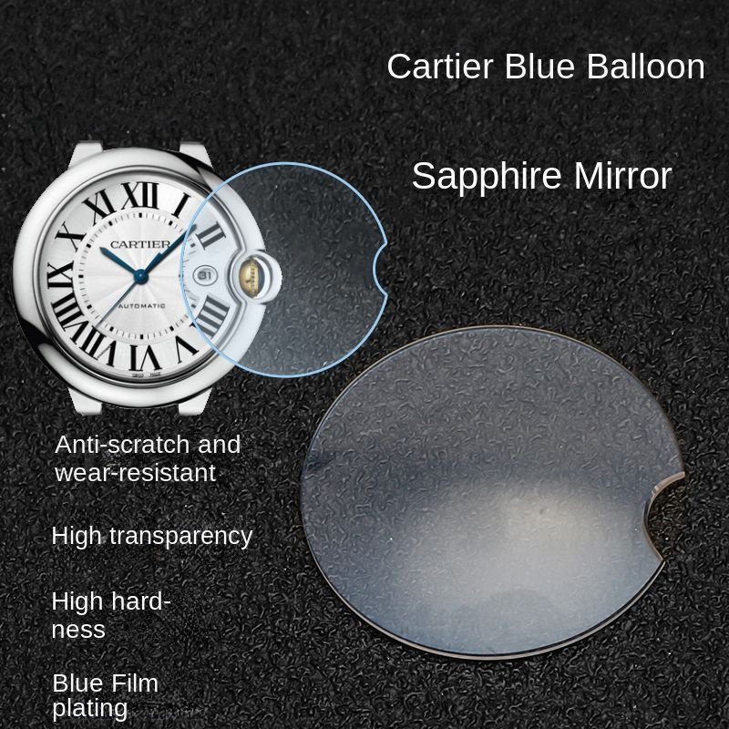 Cartier Watch Ballon Bleu - Cartier mavi balon için açık Lens
