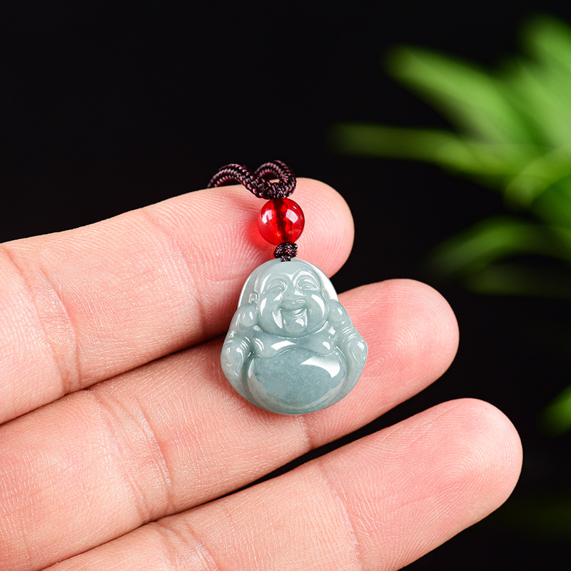 Jewelry & Watches Spółka Z Ograniczoną Odpowiedzialnością Sp Z Oo - Myanmar Jadeite Guanyin Buda Kolye Kolye