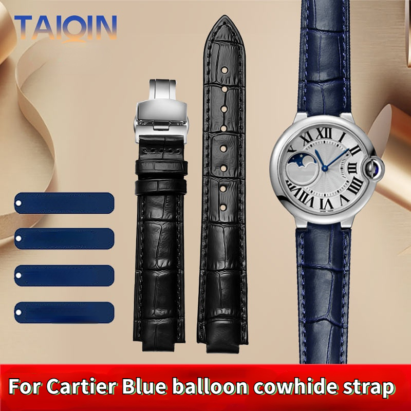 Cartier Watch Ballon Bleu - 14-8mm 16-8mm 18-11mm 20-12mm 22-14mm Erkek