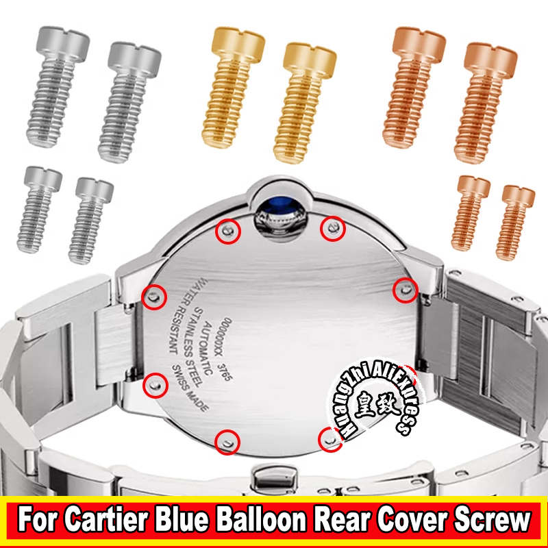 Cartier Watch Ballon Bleu - 36mm arka kapak vidası Cartier mavi