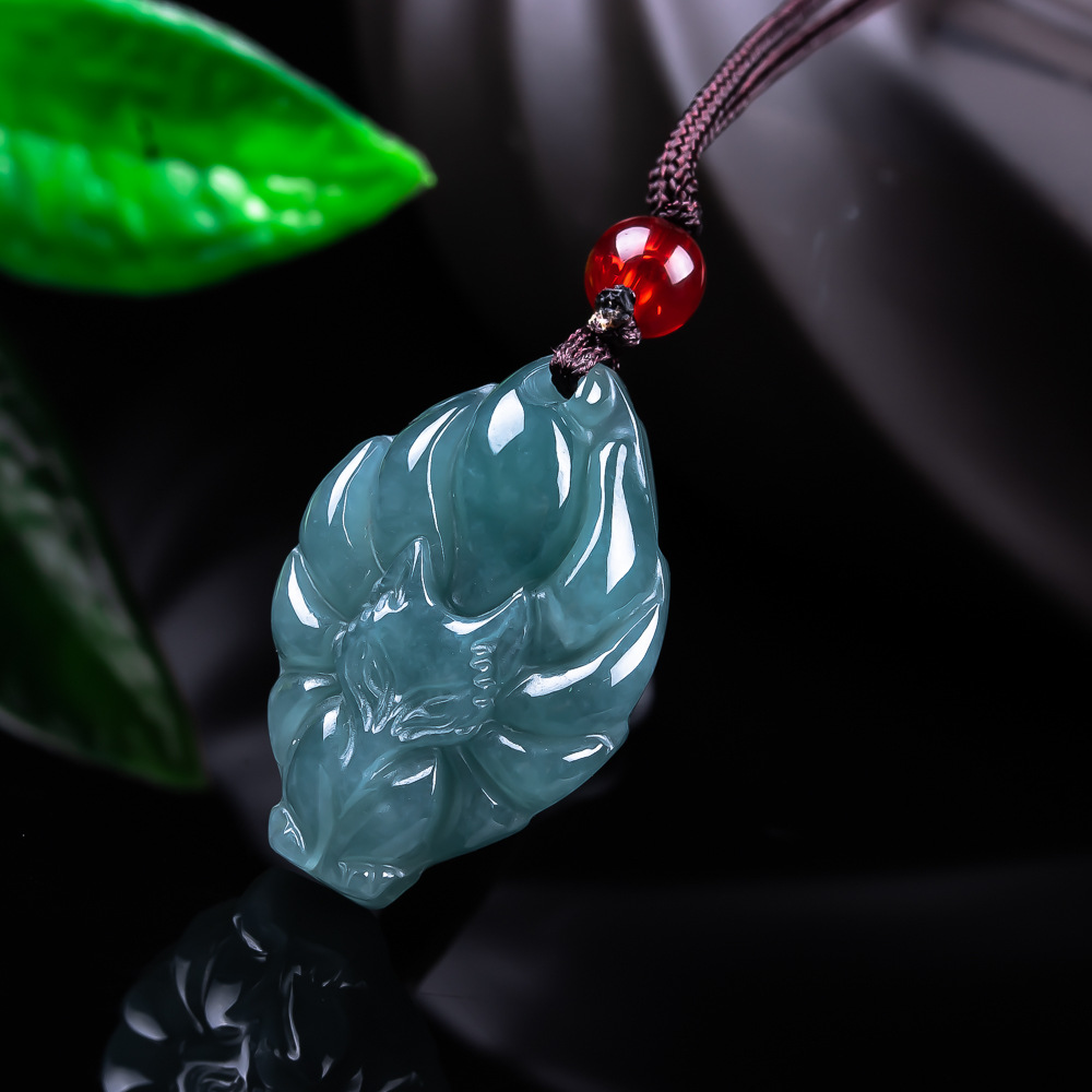 Jewelry & Watches Spółka Z Ograniczoną Odpowiedzialnością Sp Z Oo - Doğal Birmanya Jadeite Tilki Kolye Kolye