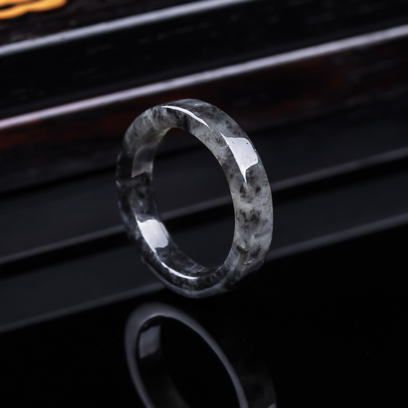 Jewelry & Watches Spółka Z Ograniczoną Odpowiedzialnością Sp Z Oo - Doğal A sınıfı Burma siyah yeşim