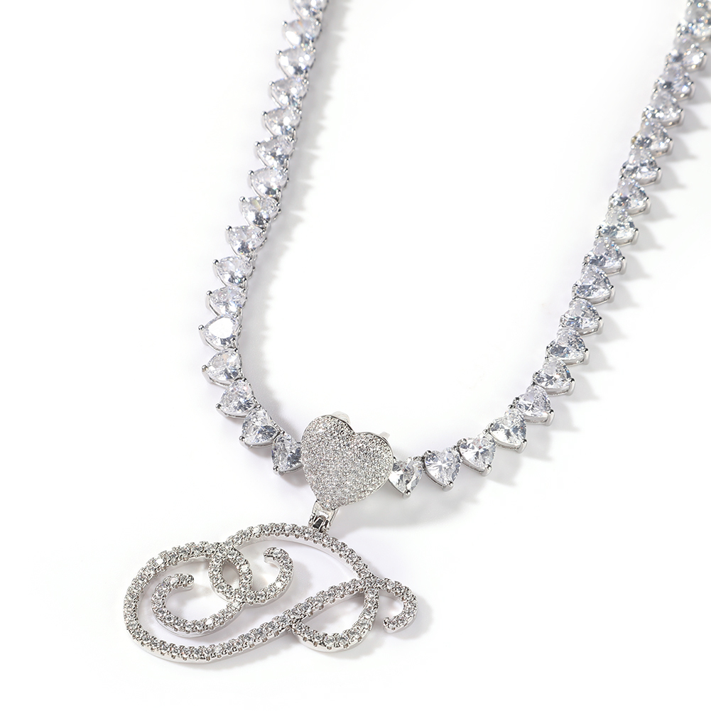 Uwin Cursive harfler ile 6mm k - Tennis Bracelet Cubic incelemesi ve fiyatı