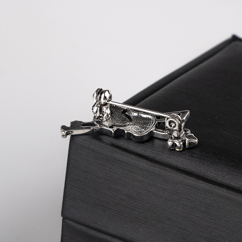 Kristal Keman Broş Takı Lüks M - Vintage Brooch Pin incelemesi ve fiyatı