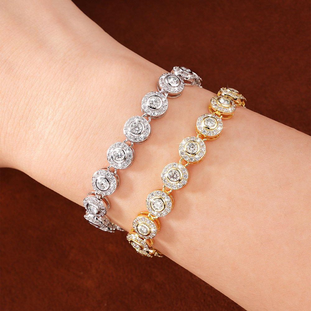 Abestecom Moissanite Kübik Zir - Tennis Bracelet Cubic incelemesi ve fiyatı