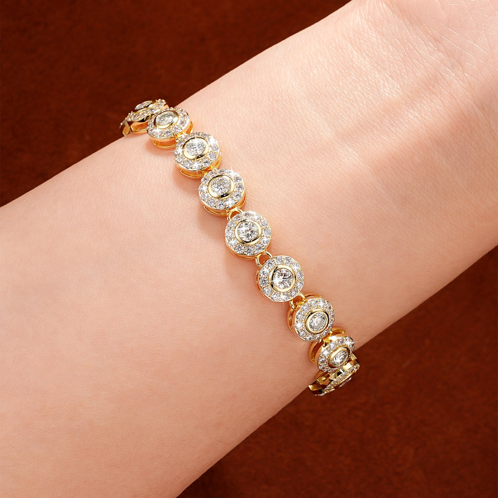 Abestecom Moissanite Kübik Zir - Tennis Bracelet Cubic incelemesi ve fiyatı