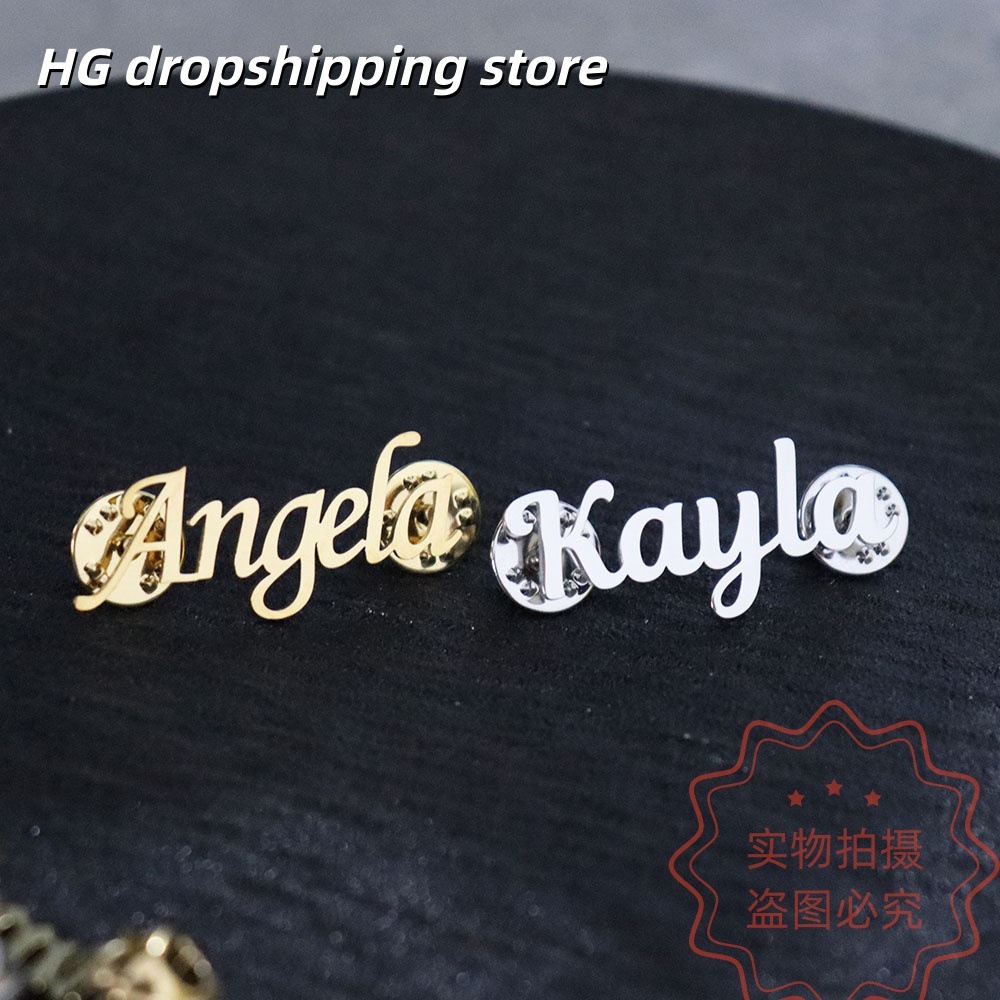 Özel isim plakası broş kişisel - Vintage Brooch Pin incelemesi ve fiyatı