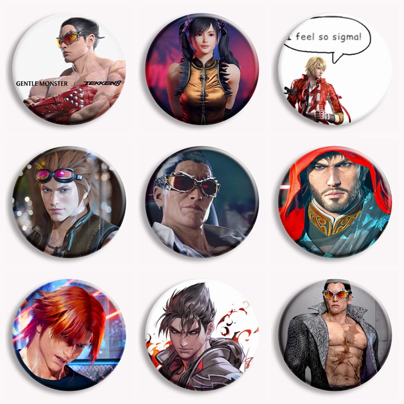 Sıcak Oyun Tekken 8 Karakter A - Vintage Brooch Pin incelemesi ve fiyatı
