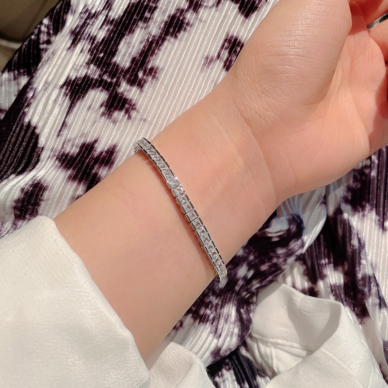 Marka Moda tenis bilekliği Pre - Tennis Bracelet Cubic incelemesi ve fiyatı