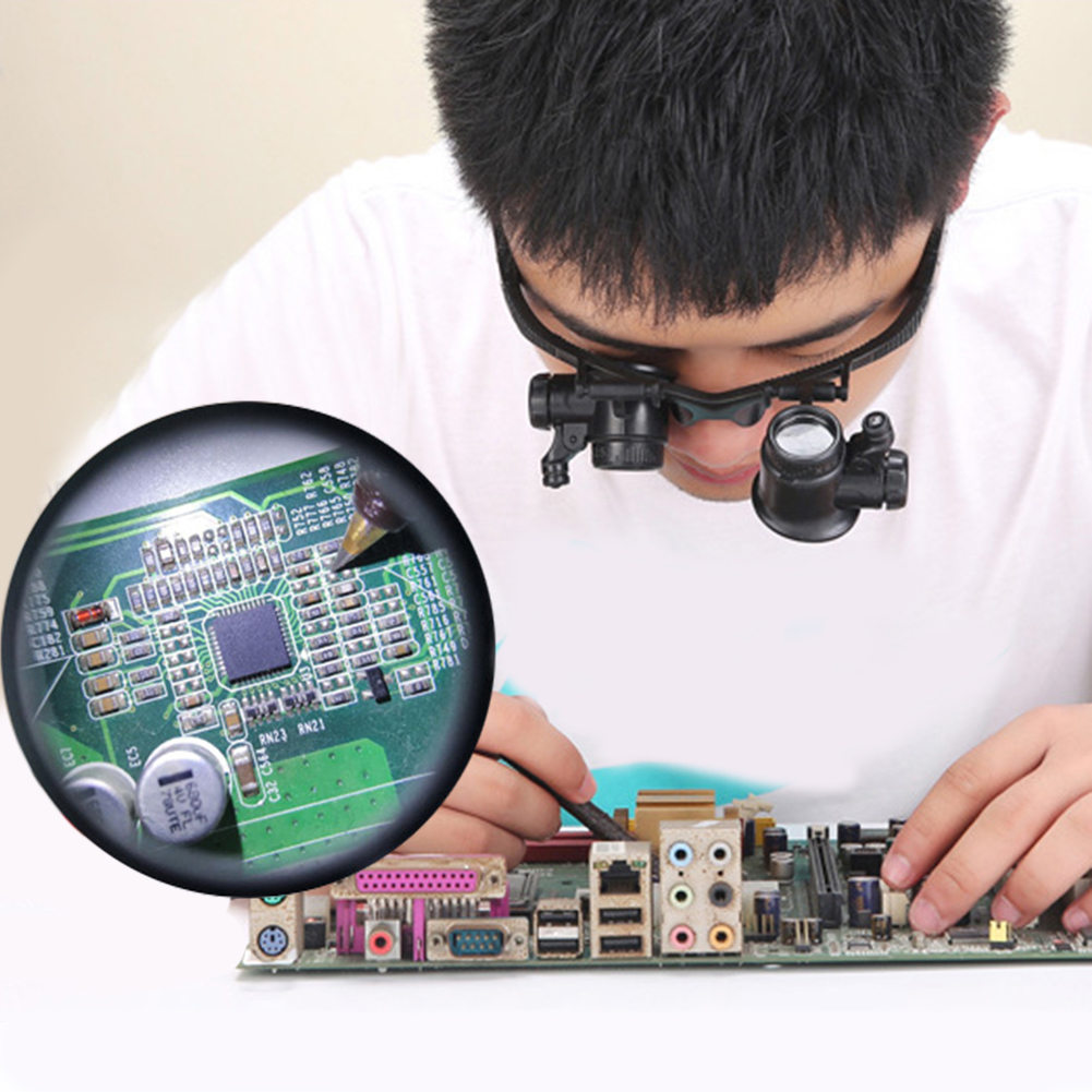 10-25X LED Işıklı Baş Üstü Büy - Jewelry Repair & Watches Durham Nc incelemesi ve fiyatı
