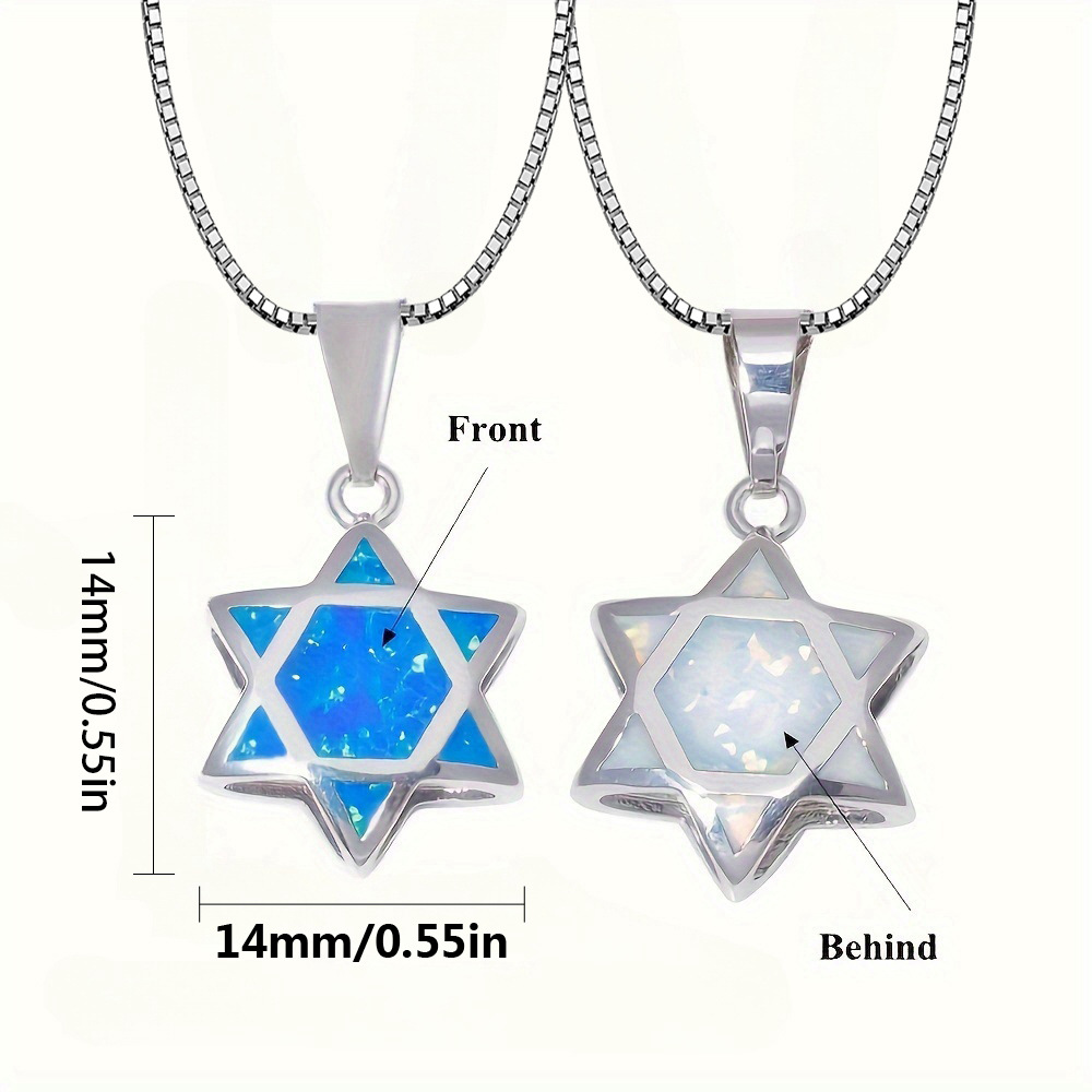 Davut Yıldızı Opal Kolye Ucu T - Jewelry & Watches Spółka Z Ograniczoną Odpowiedzialnością Sp Z Oo incelemesi ve fiyatı