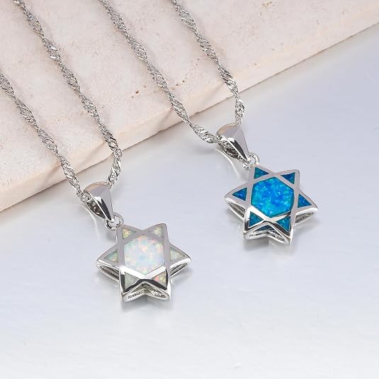 Davut Yıldızı Opal Kolye Ucu T - Jewelry & Watches Spółka Z Ograniczoną Odpowiedzialnością Sp Z Oo incelemesi ve fiyatı