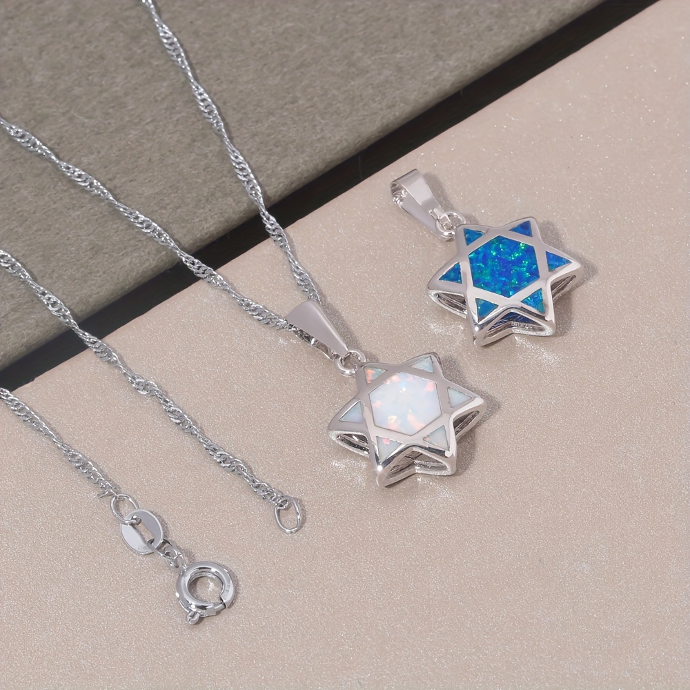 Davut Yıldızı Opal Kolye Ucu T - Jewelry & Watches Spółka Z Ograniczoną Odpowiedzialnością Sp Z Oo incelemesi ve fiyatı