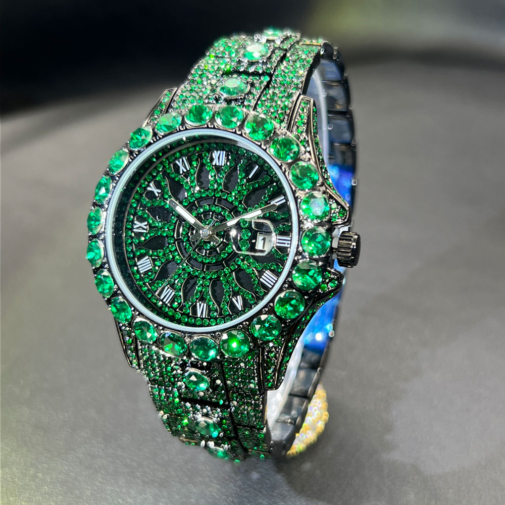 Yeşil Elmas Erkek Saati MISSFO - Jewelry Watches Brands incelemesi ve fiyatı