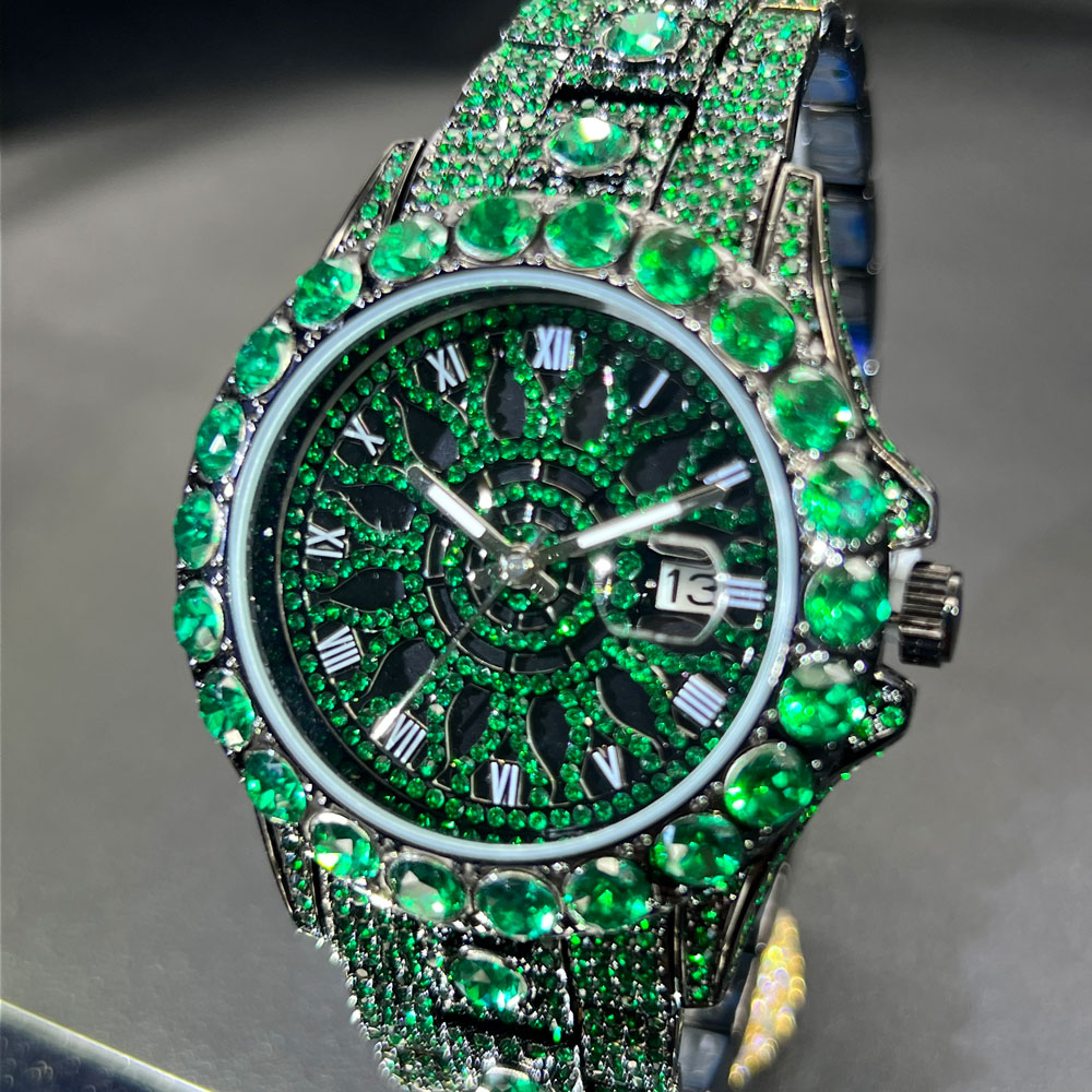 Yeşil Elmas Erkek Saati MISSFO - Jewelry Watches Brands incelemesi ve fiyatı